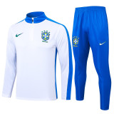 Mens Brazil Training Suit White 2024