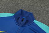 24-25 Brazil Fancy blue Jacket Tracksuit