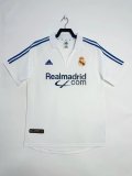 Mens Real Madrid Retro Home Jersey 2001/02