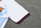 24-25  Mens Barcelona  White Training Short Suit