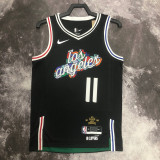 22-23 Clippers WALL #11 Black City Edition Top Quality Hot Pressing NBA Jersey