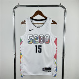 Mens Denver Nuggets Nike White 2025 Swingman Jersey - City Edition
