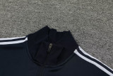 24-25  Real Madrid Royal Blue Jacket Tracksuit