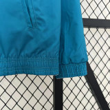 24-25  Real Madrid White & Blue Double Sided Windbreaker