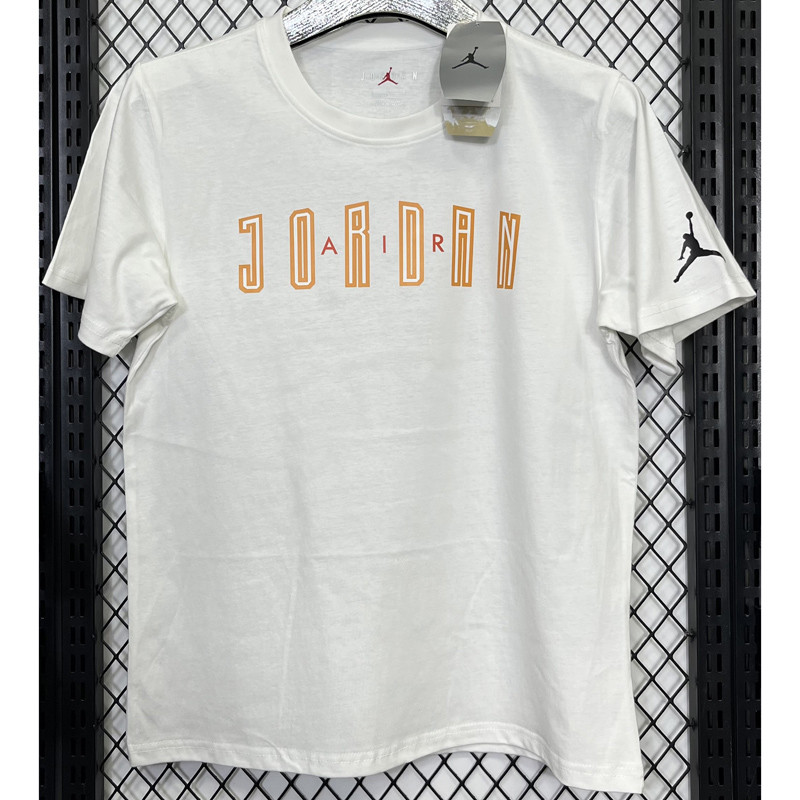 T174 Jordan White High Quality Casual T-Shirt