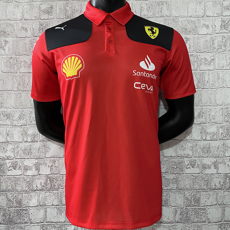 2023 F1 Ferrari Polo Red Racing Suit