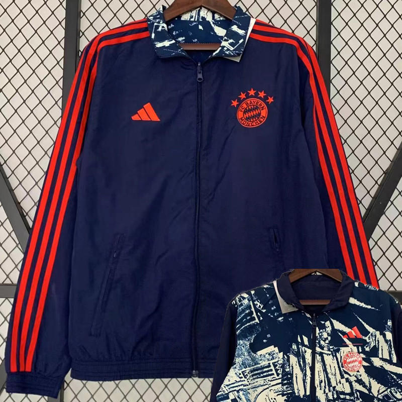2024 Bayern Royal blue Double Sided Windbreaker