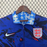24-25 England Royal blue & Blue Double Sided Windbreaker