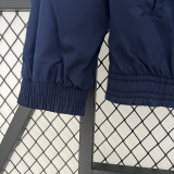 2024 Mens Barcelona  Red & Dark Blue Double Sided Windbreaker