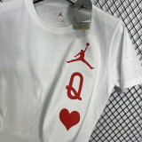 T179 Jordan White High Quality Casual T-Shirt