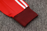 Mens Internacional Jacket + Pants Training Suit Burgundy 2024/25