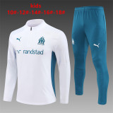 Kids Olympique Marseille Training Suit White 2024/25