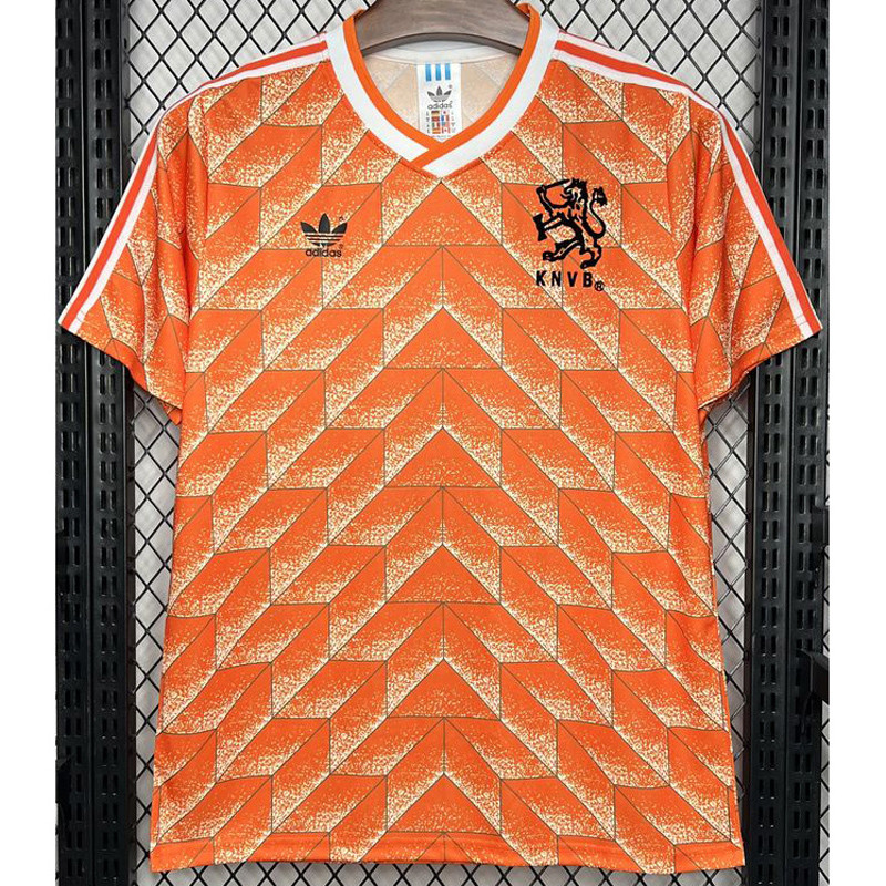 1988 Netherlands Home Retro Soccer Jersey