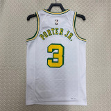 22-23 ROCKETS Porter Jr. #3 White Top Quality Hot Pressing NBA Jersey (Retro Logo)