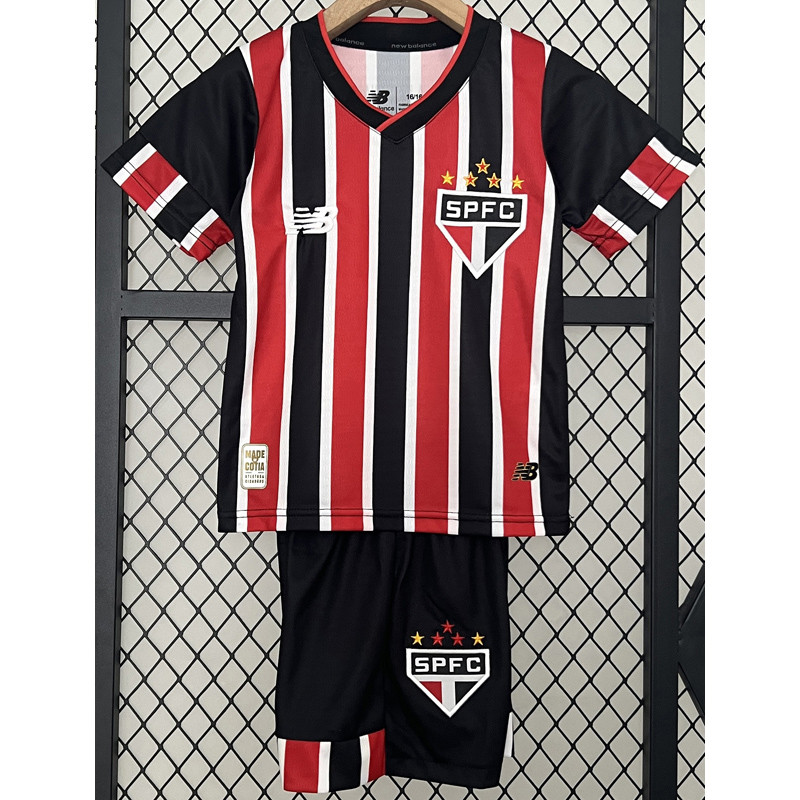 2025-26 Sao Paulo Away Kids Soccer Jersey