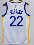 22-23 WARRIORS WIGGINS #22 White Top Quality Hot Pressing NBA Jersey