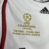 2006-2007 ACM Away White Retro Soccer Jersey(带决赛字)