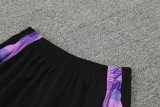 24-25 Germany Purple Black Tank top and shorts suit