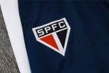 Mens Sao Paulo FC Jacket + Pants Training Suit White 2024/25