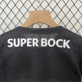 24-25 Sporting Lisbon Home Kids Soccer Jersey