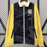 24-25 Corinthians khaki & Black Double Sided Windbreaker