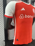 24-25 Internacional Home Player Version Soccer Jersey