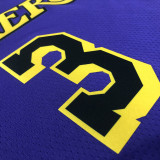 22-23 LAKERS DAVIS #3 Purple Top Quality Hot Pressing NBA Jersey (Trapeze Edition)