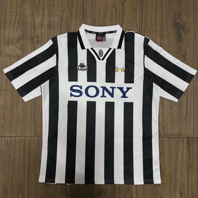 Mens Juventus Retro Home Jersey Mens 1995/96