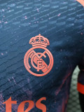 24-25 Real Madrid Black Pink Special Edition Player Version Soccer Jersey