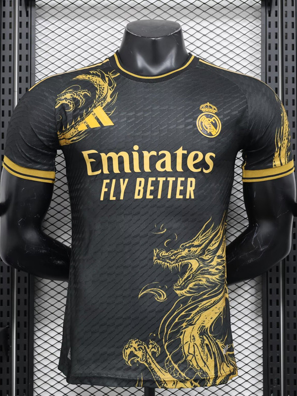 24-25  Real Madrid Black Special Edition Player Version Soccer Jersey