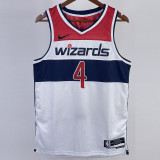 22-23 Wizards WESTBROOK #4 White Top Quality Hot Pressing NBA Jersey