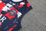 24-25 PSG Royal blue Vest Short traning suit
