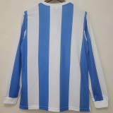 1978 Argentina Home Long Sleeve Retro Soccer Jersey