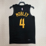22-23 Cleveland Cavaliers MOBLEY #4 Black Top Quality Hot Pressing NBA Jersey (Trapeze Edition)