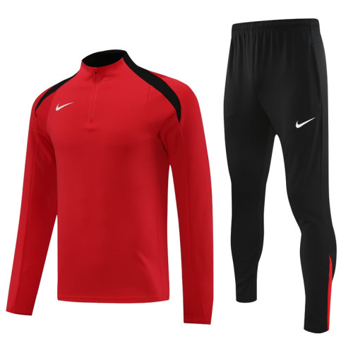 2024 NK Red Half Pull Tracksuit