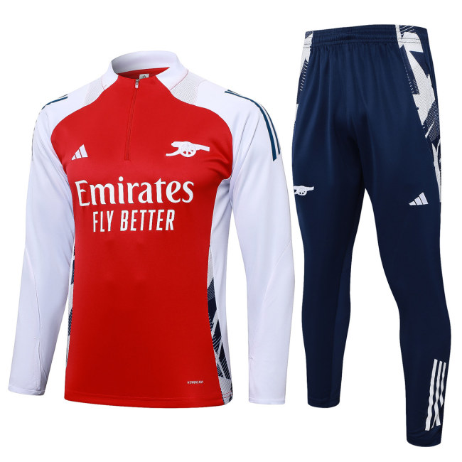 Mens Arsenal Training Suit Red 2024/25