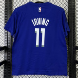T264 Dallas Mavericks IRVING #11 Blue High Quality Casual T-Shirt