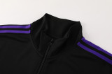2024 AD Black Jacket Tracksuit #AJ19