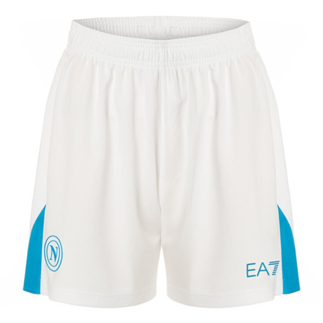 Mens Napoli Home White Shorts 2024/25