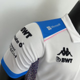 2023 F1 ALPINE White Polo Racing Suit