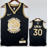 23-24 WARRIORS CURRY #30 Black Glory Edition Top Quality Hot Pressing NBA Jersey 荣耀版