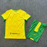 24-25 Norwich City Home Kids Soccer Jersey