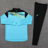 2024 JOM Lake Blue Half Pull Tracksuit