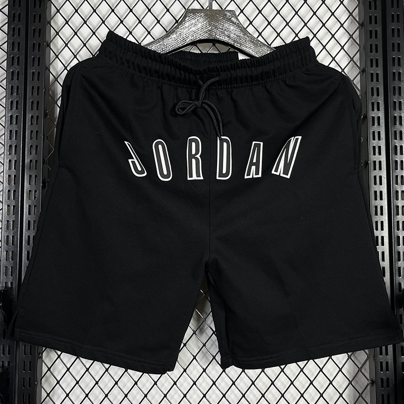 M005 Jordan Black Pure Cotton Fabric Casual Short Pants