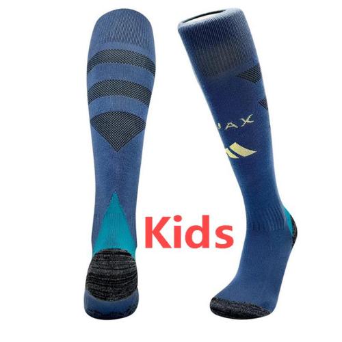 24-25 Ajax Away Fancy blue Kids Socks