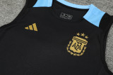 24-25 Argentina Black Tank top and shorts suit