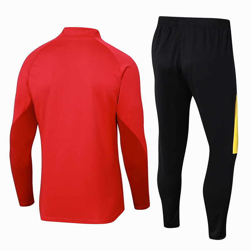2024 JOM Red Half Pull Tracksuit
