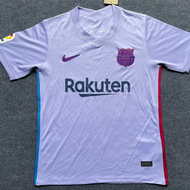 21-22 Mens Barcelona  Away Fans Soccer Jersey