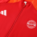 24-25 Bayern Red Jacket Tracksuit #02