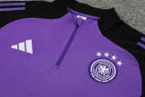 24-25 Germany Purple Kids Half Pull Tracksuit